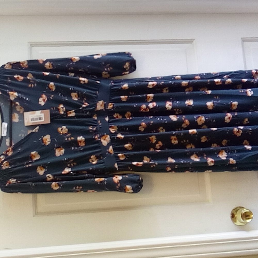 Petite Faux Wrap Dress